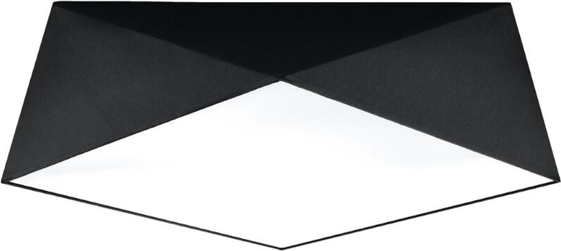 Hexa 45 schwarze Deckenleuchte