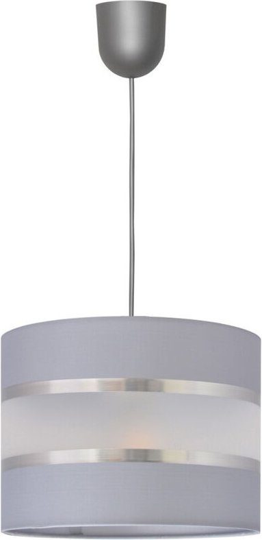 Helen Zylindrische Pendelleuchte Grau, Silber 20cm - Helam