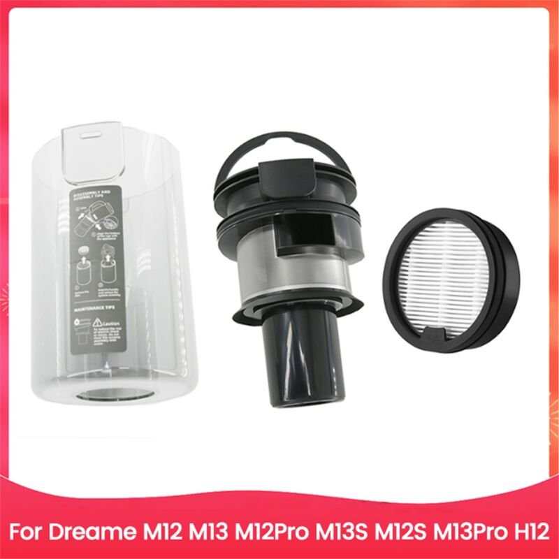 Hocheffiziente Multi-Cone-Zyklon-Komponenten, Staubbehälter und Filter für M12 M13 Staubsauger-Ersatzteile