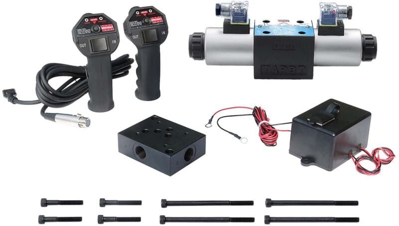 CETOP5/NG10 Magnetventil, Verteilerplatte und Fernbedienung