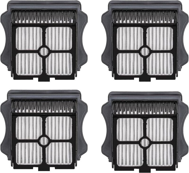 4er-Pack Ersatz-HEPA-Filter, kompatibel mit Tineco iFloor 3/ Floor One S3/ Floor One S5/ Floor One S5 Pro 2 Akku-Staubsa...