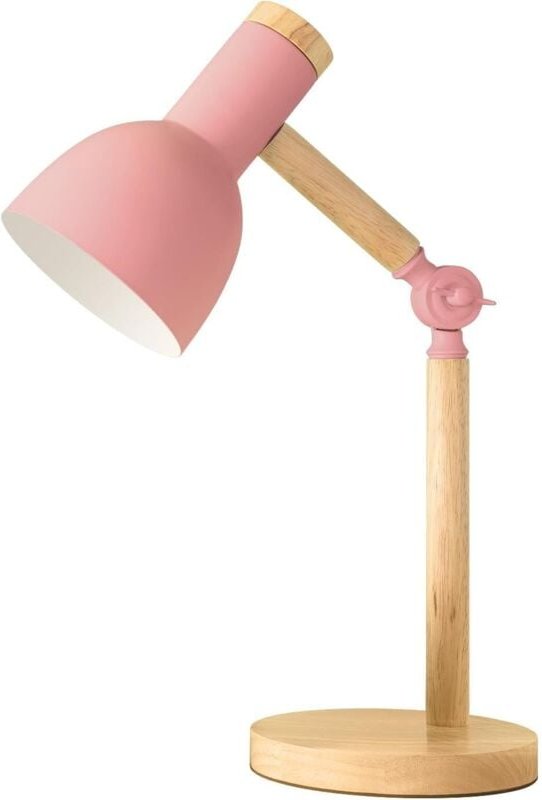 Tischlampe, verstellbare Tischlampe aus Holz, Tischlampe für Kinder im Schlafzimmer, Wohnzimmer, Lesetischlampe mit E27-...