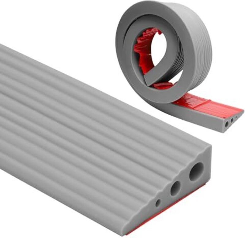 Schwellenrampe, 100x7x2.5CM Türschwellenrampen, PVC Rollstuhlrampe, rutschfeste Oberfläche, Gummirampe Auffahrrampe Schw...