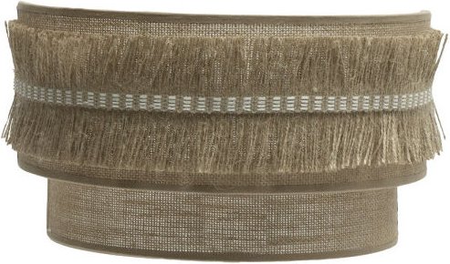 Akunadecor Wandleuchte De Wand Kala Rustico De Stoff mit Fransen - Fabrilamp