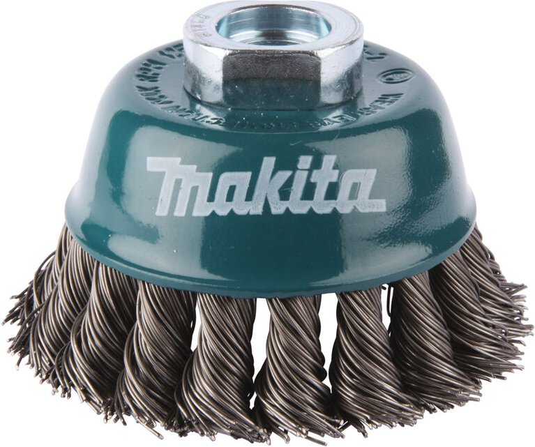 Topfbürste 75 mm • 0,5 mm • Zopfzahl 18 • M14 - Makita