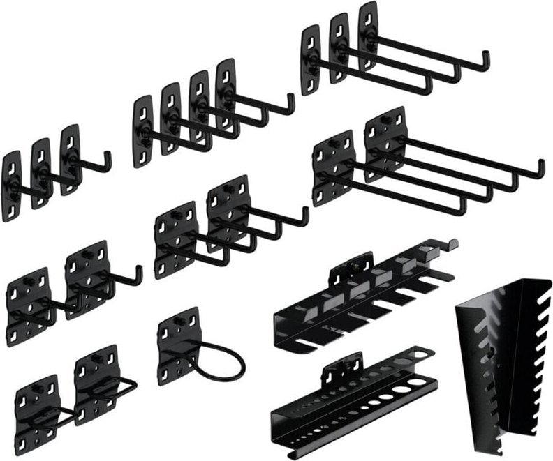 Werkzeughalter-Set zu Lochwand, 22-tlg. - Kraftwerk