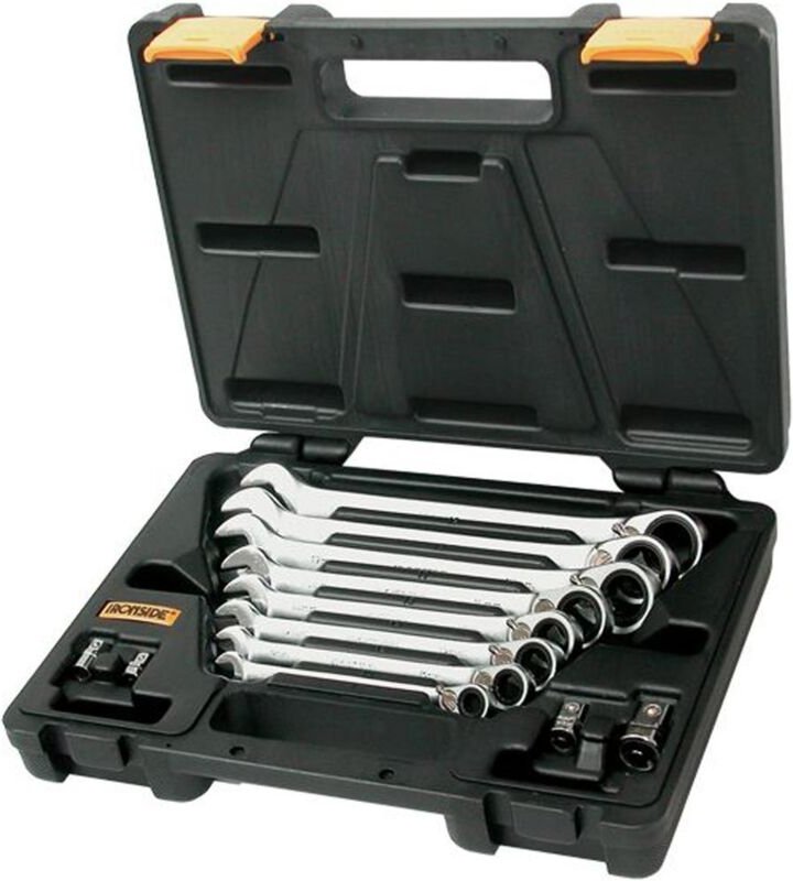Ratschenschlüssel-Satz 12-teilig im Koffer