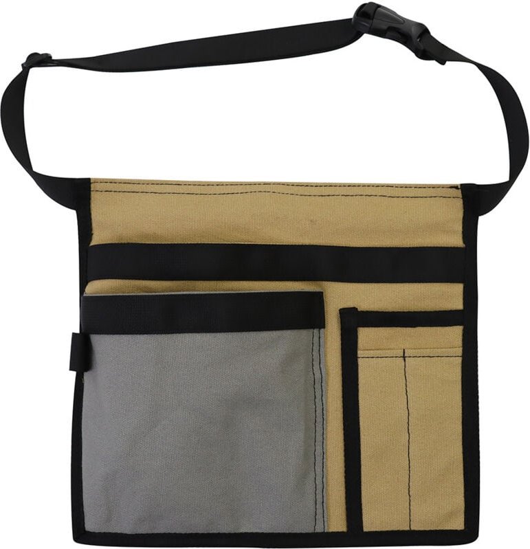 Werkzeug-Gürteltasche, 340 ml, multifunktionale Taillenschürze aus Segeltuch, Werkzeugtaschen mit verstellbarem Gürtelcl...