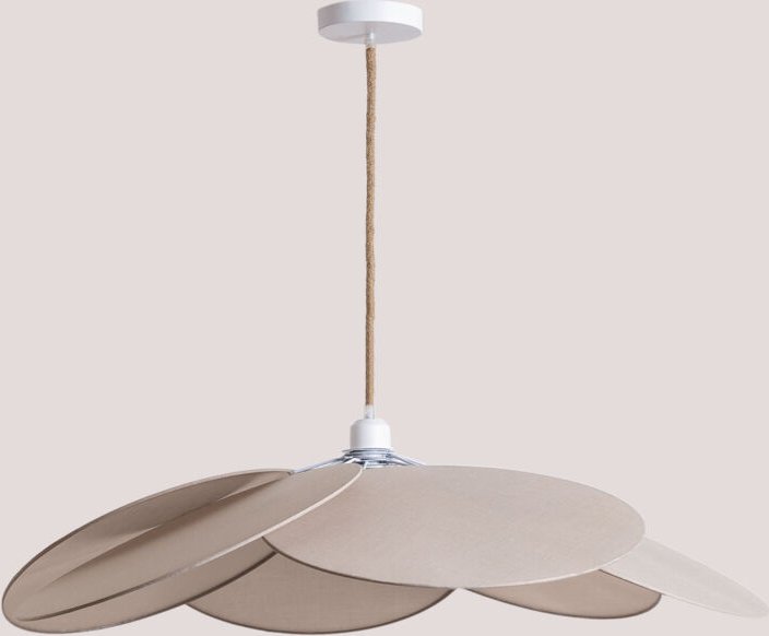 Sklum - Deckenleuchte Okai Style Haselnussbraun Ø87 cm