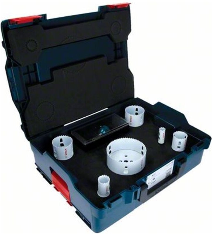 Lochsägen-Set, for Wood&Metal, 8-teilig, Durchmesser 20 - 114 mm in l-boxx - Bosch