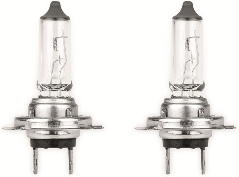 EUFAB Halogen-Autolampe H7, 12V, 55W, PX26D, 2 Stück