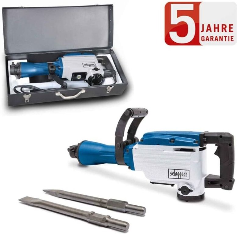 Abbruchhammer Meißelhammer Durchbruchhammer 1700 W Scheppach Ab1700