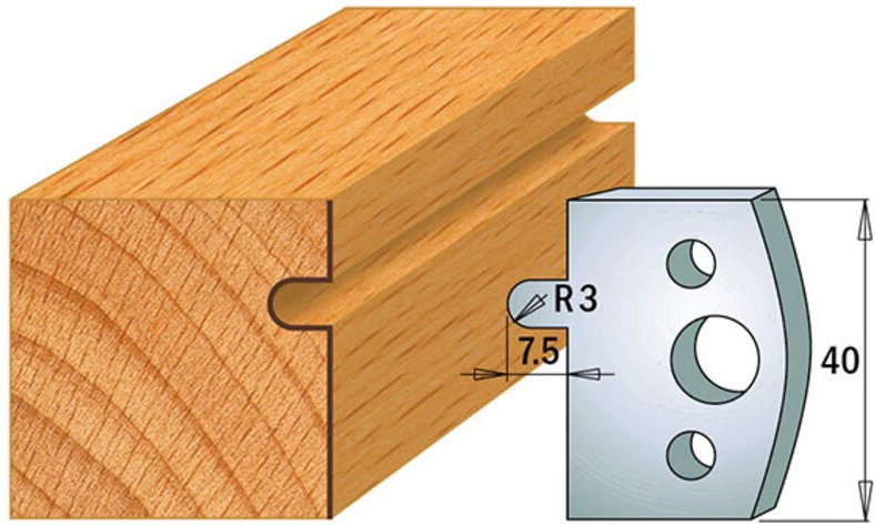 691.010 Paar Abweiser 40x4mm