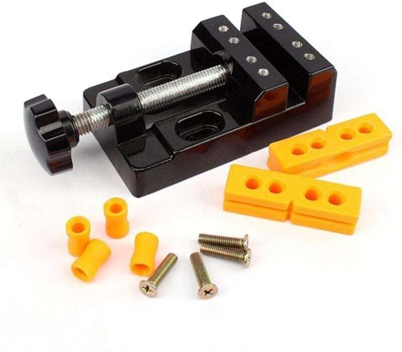 ZVD-Universal-Mini-Schraubstock, Heimwerkerwerkzeuge, Tischschraubstock aus Aluminiumlegierung, Öffnungspresse, Backen, ...