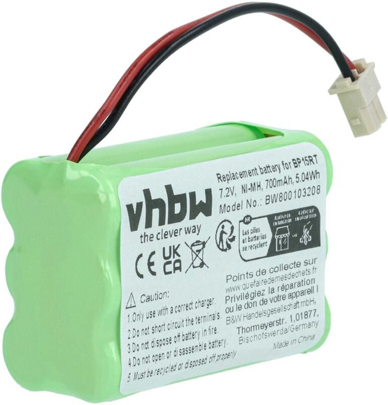 Vhbw - Akku kompatibel mit Dogtra rrs Transmitter Hundehalsband Hunde-Trainer (700 mAh, 7,2 v, NiMH)