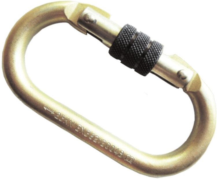 10 mm Sicherheitskarabiner mit Schraubverschluss