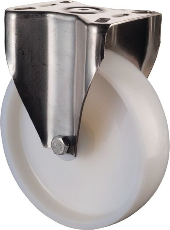 Bs Rollen - Bockrolle Rad-Ø 125 mm Tragfähigkeit 130 kg Kunststoff Platte L95xB80 mm