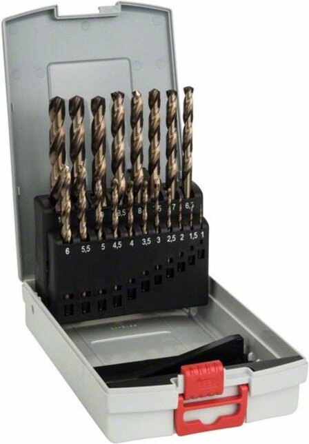 Thumbnail - Pro Stainless Steel HSS-Co Spiralbohrer-Set, 19-tlg. - Bosch