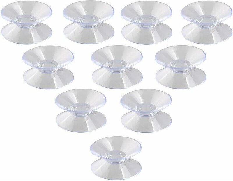 Packung mit 10 doppelseitigen Saugnäpfen, 30 mm