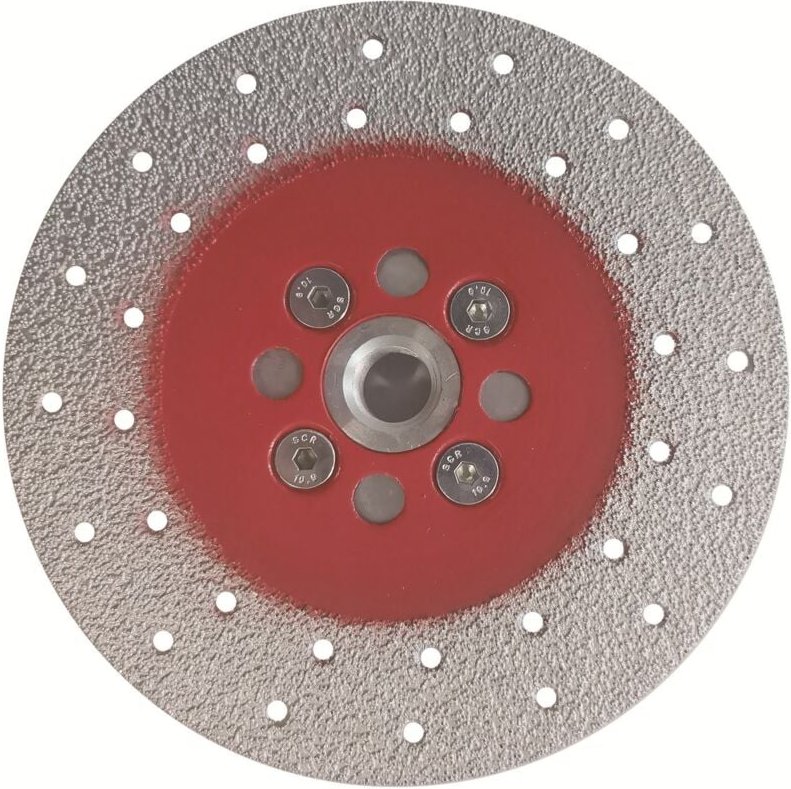 Fitags - 115 mm x M14 Doppelseitige galvanisierte Diamant-Schneid- und Schleifscheibe für Stein, Marmor, Fliesen, Granit...