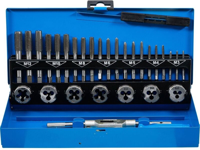 Bgs Technic - Gewindeschneid-Satz M3 - M12 32-tlg.