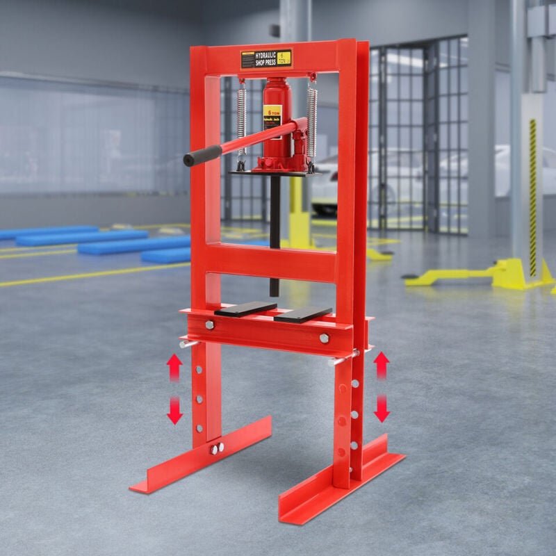 6 Tonne Hydraulische Werkstattpresse Hydraulische Maschinenpresse Mit Platten