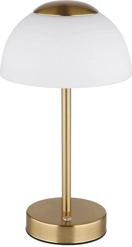 Thumbnail - Tischleuchte Touchdimmer led Nachttischlampe Akku Tischlampe Wohnzimmerlampe, Metall Glas, 2,5W 150lm warmweiß-kaltweiß,...