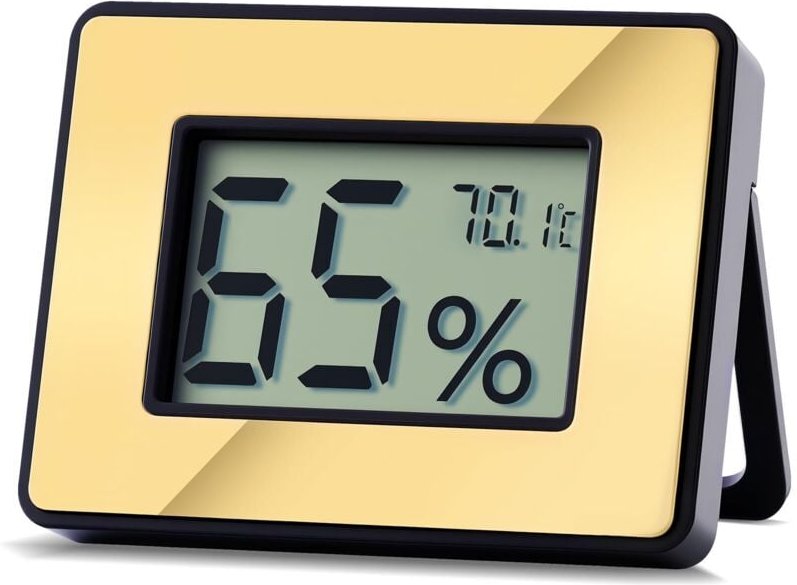 Innenthermometer Hygrometer, Digitales Tischthermometer mit Luftfeuchtigkeits- und Temperaturüberwachung, °F/°C-Schalter...