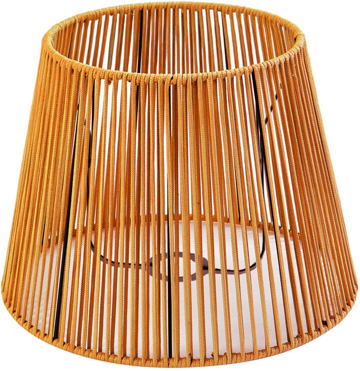 Außenlampenschirm mit orangefarbenem Seil IP54 40/28/30