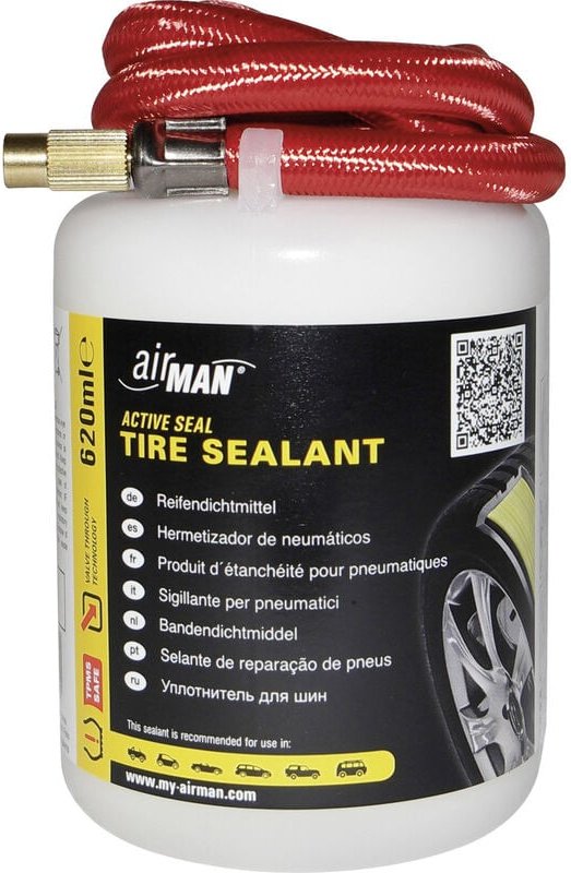 Airman 64-010-001 Valve Through Sealant 620 Reifen-Dichtmittel (L x B x H) 110 x 90 x 142 mm 1