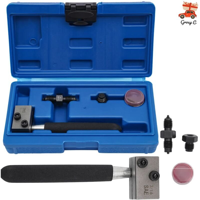 Bremsleitungsbördelwerkzeug,Bremsleitungs Bördelwerkzeug, 4,75 mm (3/16'),Bremsleitungsrohr Doppel,BöRdelwerkzeug Bremsr...