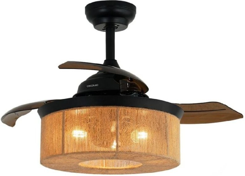 Deckenventilator mit Licht EnergySilence Aero 3600 Unsichtbar Naturstil - Cecotec