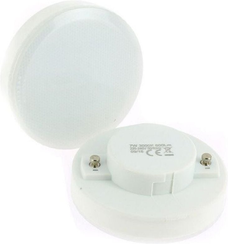 Eclairage Design - Los mit 2 LED-Lampen GX53 7W Äq. 50W Farbtemperatur: 4000K neutralweiß