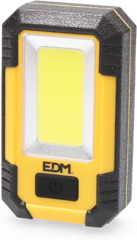 COB-LED-Taschenlampe, 8 w, 3 Modi, PowerBank-Funktion, IP44 EDM 36392