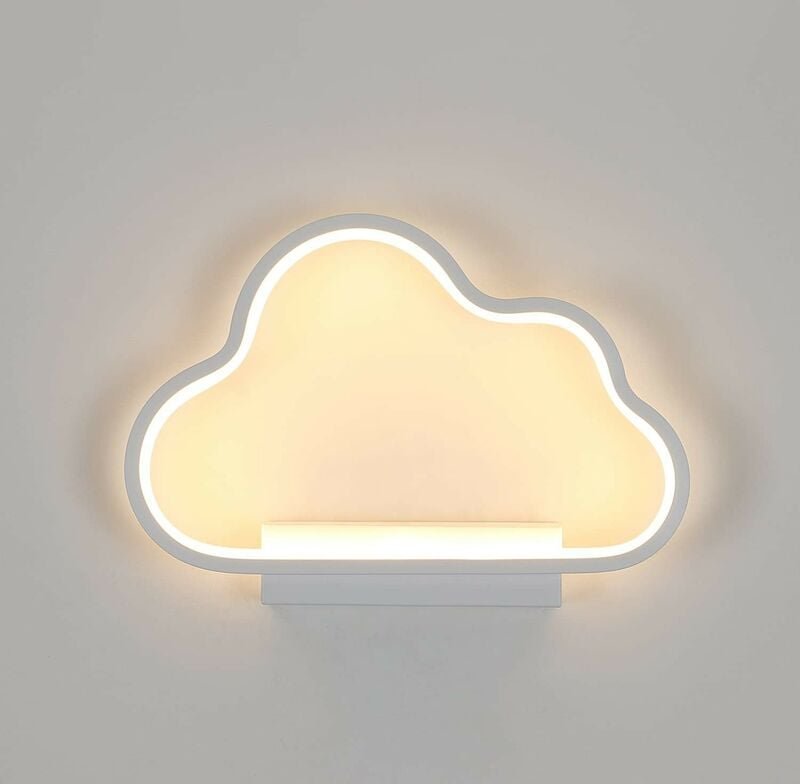 Wandleuchte, weiße moderne LED-Wandleuchte 20 w, (Warmweiß), nicht dimmbar, minimalistisches Design