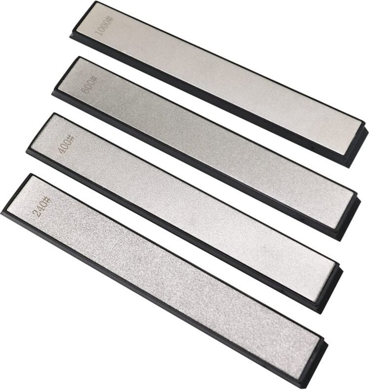 Tlily - Diamant-Schleifstein-Set, Messerschärfer-System, Steine zum Polieren der Klinge