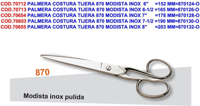 Inox-Schneiderschere 870 Palmera 6-1/2165 mm