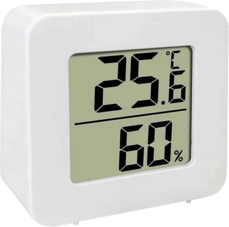 BEBUSINGOTO Temperatur- und Feuchtigkeitsmessgerät – Innenthermometer – Mini-LCD-Digitalhygrometer – Hohe Genauigkeit – ...