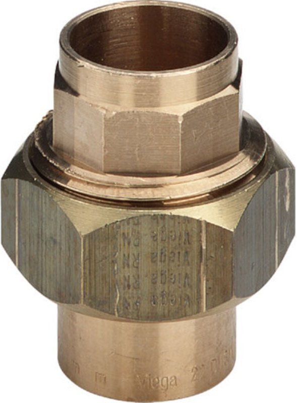 Viega Italia Srl - Viega Verschraubung Lötverschraubung 94330 flachdichtend in 28mm Rotguss 154196