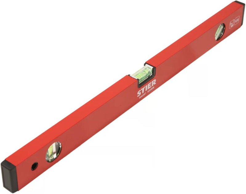 Wasserwaage 60 cm Aluminium ± 1,0 mm/m drei Libellen - Stier