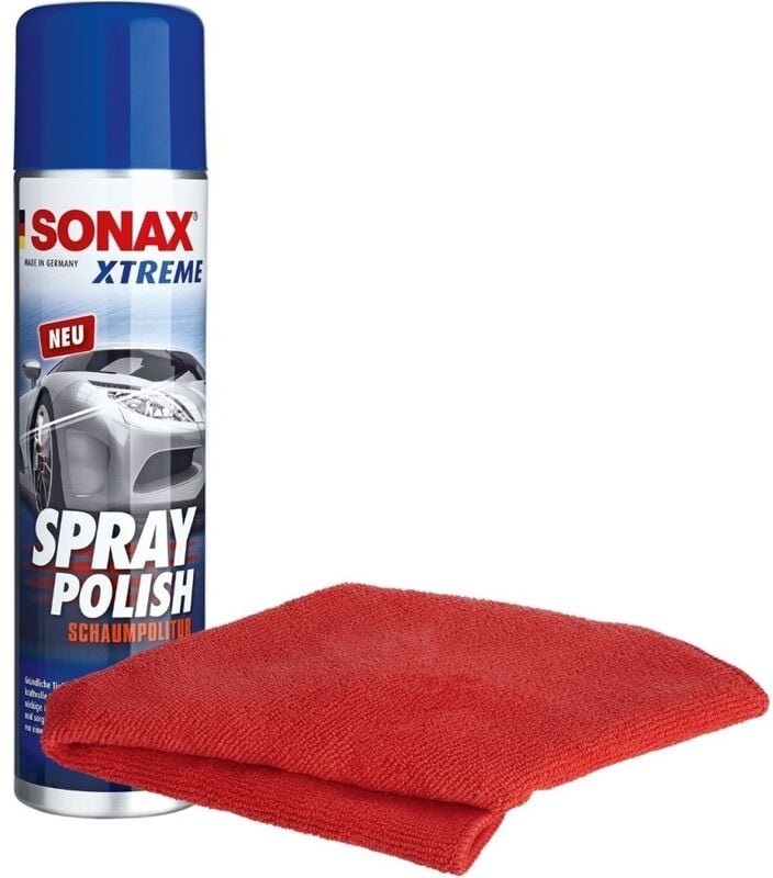 Xtreme Spray-Polish 320ml + Microfasertuch Außen 40x40cm