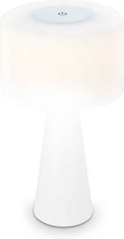 LED Akku-Tischleuchte USB-C 35 cm 4W IP44 Spritzwasserschutz 300lm weiß Briloner