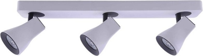 Aspe GU10 weißer Dreilichtstreifen