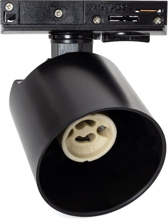 Efectoled - 1-Phasenstromschiene Strahler Davos für GU10 AR111 LED-Glühbirne Schwarz