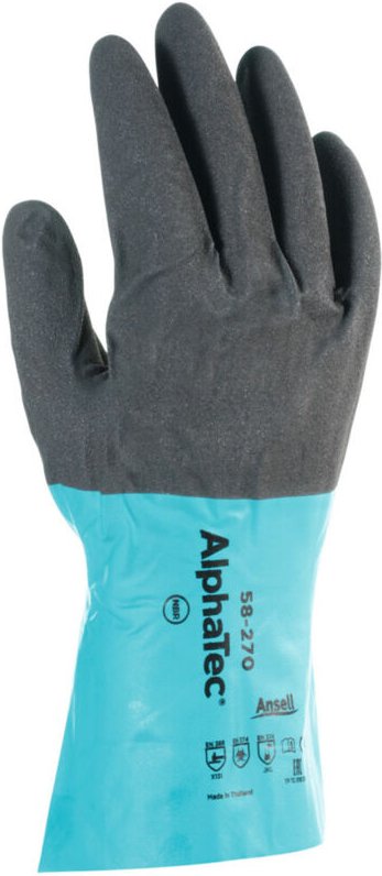 Chemikalienschutz-Handschuh-Paar AlphaTec 58-270, Handschuhgröße: 11 - Ansell