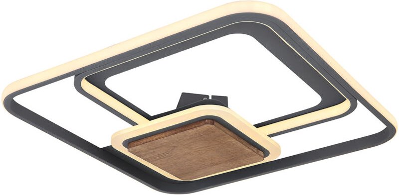 Deckenleuchte - Nirra - grau - metall - led - 67257-48 - Globo