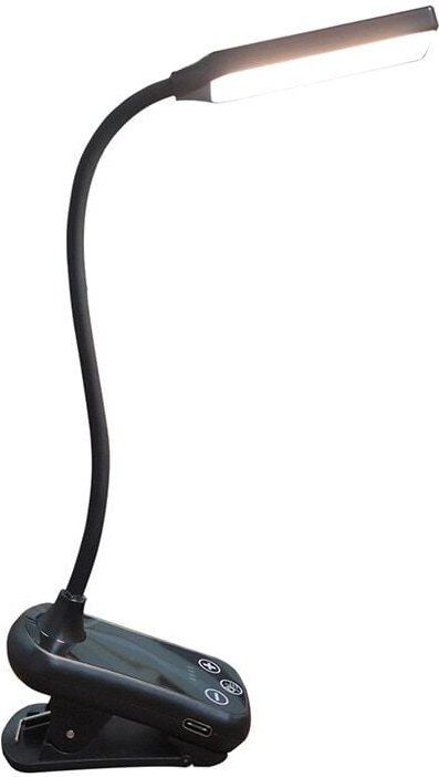 Auf Büchern positionierbare Leseleuchte, Lampentyp, flexibel, mit 3 LED-Beleuchtung und 8 Intensitätsstufen, 11 LEDs, sc...