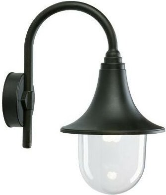 Applique In Basso E27 linea zoe nero