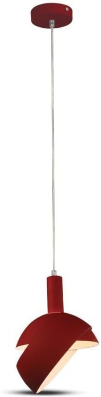 Kunststoff Pendelleuchte E14 V-TAC Mit Aluminiumrutsche Ø180mm VT-7100 - SKU 3924 ROT