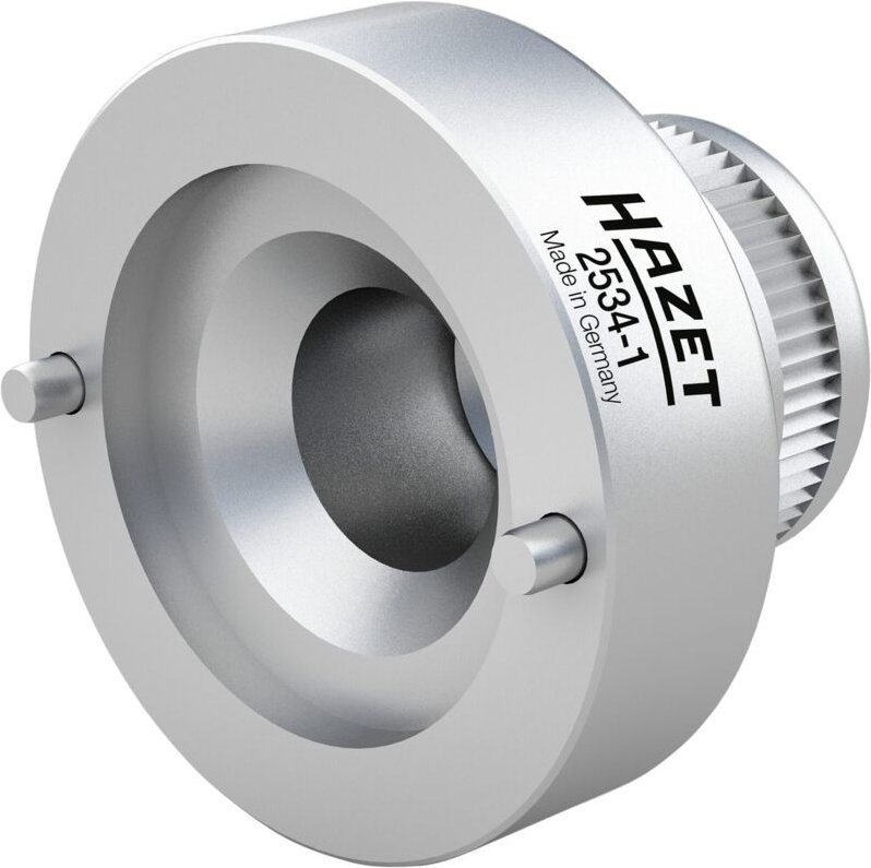 Hazet - Klemmscheiben-Betätigungswerkzeug 2534-1 ∙ 1/4 Zoll (6,3 mm) Vierkant hohl ∙ Zapfenprofil massiv ∙ Länge: 22 mm